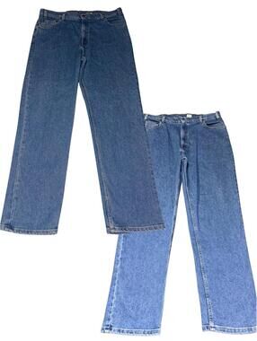 Lot Bundle Vintage 1990s Levis 540 Brown Orange Tab Relaxed Flex Denim Pants Y2k